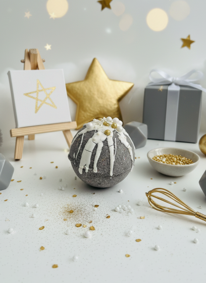 Bomba de Baie Prajitura Oreo – Bila Efervescenta "Cookies & Cream"