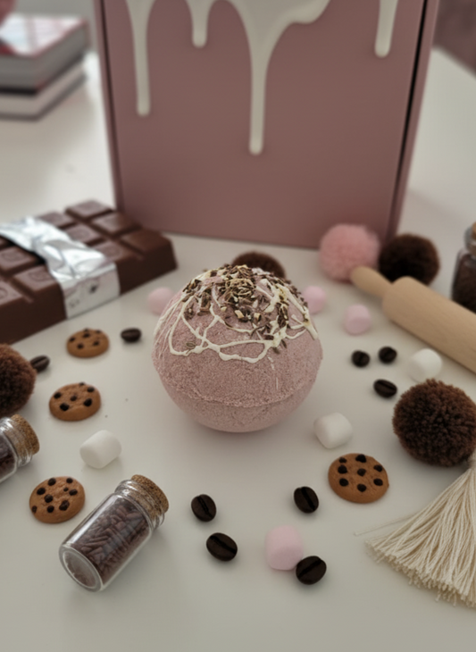 Bomba de Baie Ciocolata – Bila Efervescenta Pentru Dieta